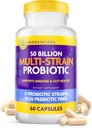 InnovixLabs Multi Strain Probiotics for Women & Men - Probiotic Supplement - 50 Billion CFU - Gut Health, Immune Support, Digestion, Lactobacillus Acidophilus, Prebiotics and Probiotics, 60 Capsules