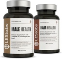 LES Labs Mature Male Bundle- Male Health and Hair Health Support Healthy Male Hormone Levels, Endurance and a Great Head of Hair