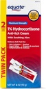 Equate TWINPACK 1% Hydrocortisone Anti-itch Cream Compare to Maximum Strength Cortisone