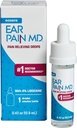 Eosera Ear Pain MD® - 4% Lidocaine Ear Drops for Maximum Strength Pain Relief - Fast-Acting, Numbing Earache Treatment for Adults & Kids (12.5 mL)