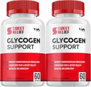 (2パック) SweetRelief Glycogen – 甘いリリーフカプセルクリーナー, SweetReliefピル, 全体的なウェルネスのための高度なフォーミュラ, 甘いリリーフグリコゲンのレビュー, 120 カプセル