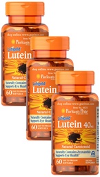 ゼアキサンチンとPuritan's Pride Lutein 40 Mgは、目の健康をサポートするのに役立ちます*、全豆、60 Ct、(パッケージ3)
