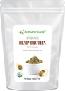 Organic Hemp Protein Powder - Unflavored Unsweetened - Plant Based Superfood for Smoothies, Shakes, Meal Replacement, Snacks Recipes - Raw, Vegan, Non GMO, Gluten Free - Bulk 5 lb Size