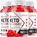 (3 Pack) Vista Keto ACV Gummies - Advanced Formula Vista Keto Plus ACV Gummies Apple Cider Vinegar Vista ACV Dietary Supplement Men Women (180 Gummies)