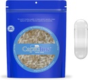 Capsuline Size 00 - Clear Empty Vegan Capsules - 5000 Count - Empty Veggie Pill Capsules - DIY Vegetable Capsule Filling - Empty Caps - Kosher and Halal Certified - Non-GMO Certified