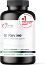 Licorice Root、L-Glutamine +亜鉛Carnosine - MSM、Marshmallow Rootの粉+ Okraのエキス(210のカプセル)が付いている健康のGI Reviveのための設計-Slippery Elmの腸の健康サポート