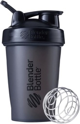 BlenderBottle 古典的なシェーカー ボトル パーフェクト のために プロテインシェイクスとプレワークアウト, 20-Ounce, ブラック