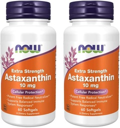 NOW食品アスタキサンチン10mg 60ソフトゲル(2パック)