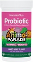 NaturesPlus Animal Parade Probiotic, Mixed Berry - 30 Chewables - Children’s Digestion Supplement - Supports Gut Health & Immune Function - Vegan, Gluten Free - 30 Servings