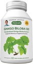 ANDREW LESSMAN Ginkgo Biloba 120mg - 180カプセル - 酸素および栄養素の流れを燃料に保つために標準化されたエキス。 脳、記憶および認知機能を支える。 添加剤なし