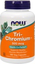 NOW Foods - Tri-Chromium 500 mcg. - 180 Vegetarian Capsules