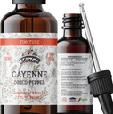 Cayenne Tincture Extract, Organic Cayenne (Capsicum annuum) Dried Pepper - Vegetable Glycerin - Non-GMO - 2 oz