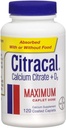 Citracal Maximum Plus D3 Calcium Citrate, 120 Count (Pack of 2)