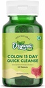 ORGANIC ZING 15-Day Quick Colon Cleanse - Natural Aloe Vera Gel Powder - 30 Capsules (Pack of 1)