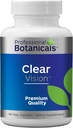 Professional Botanicals Clear Vision Eye Vitamins - Lutein, Zeaxanthin Supports Eye Strain, Dry Eyes, and Vision Health – 90 Vegetarian Capsules