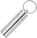 携帯用丸薬のオルガナイザーの小さい旅行丸薬箱のKeychainの小型毎日の丸薬の箱の容器、防水金属の丸薬のホールダーの補足、丸薬、ビタミンおよび薬(中)