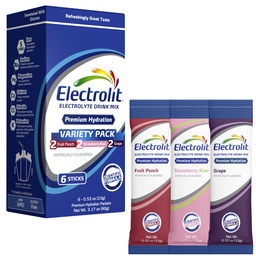 Electrolitの電解物の粉のパケット、varety 8のパック、脱水及び再水のための粉にされた水和のパケット、ポストのワークアウトの味付けの水和の飲み物の組合せ、グルテンフリーの水増強物の棒