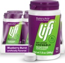 Lift Glucose | Fast-Acting Glucose Chewable Energy Tablets | Blueberry | 50 ct Jar (Pack of 6)