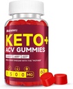 Keto ACV Gummies - 1500mg Keto Gummies Diet Supplement for Women & Men - Natural Apple Cider Vinegar with Mother - Gluten Free, Vegan, Non-GMO, Made in USA Visit The Store