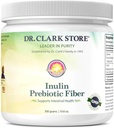 Dr. Clark Inulin Powder (FOS) – Prebiotic Soluble Fiber for Gut Health, 300g – Supports Digestive Health & Regularity