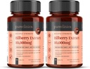 pureclinica Bilberry Extract 10,000mg x 360 Tablets (2 Bottles) - 10 X More Anthocyanidins w/ 5mg Black Pepper Extract