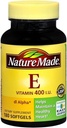 Nature Made dl-Alpha Vitamin E 400 IU Softgels 180 Soft Gels (Pack of 8)