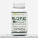 Policosanol 25mgは、健康と免疫のためにキューバの砂糖の杖から作られた。 供給3か月のサービングごとの90の野菜のカプセル1。