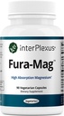 InterPlexus Fura-Mag - Highly Bioavailable Magnesium with Vitamin B6 - Gluten Free, Dairy Free, Soy Free - 90 Capsules (90 Servings)