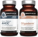 Oligonol Lycheeのエキスが付いているKinokoプラチナAHCCのきのこのエキスおよびOrigodermを特色にする生命の質-免疫サポート皮の健康の束