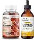 Wild & Organic Tart Cherry Gummies & Turmeric Tincture 4 fl oz