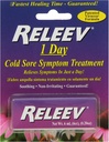 Releev 1 Day Cold Sore Symptom Treatment, 6 mL (0.20 oz)