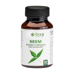 bixa BOTANICAL NEEM の葉のエキスのアーユルヴェーダの自然な草の補足(60 の計算)