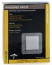 Medline Bordered Gauze, 2" x 2" Adhesive Island Wound Dressing, Sterile, 15 Count