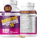 鉄18mgのProCareの健康のBariatricのMultivitamin - 胃のバイパスの丸薬のためのOpのBariatricのビタミンを掲示して下さい - 袖の忍耐強い(1か月の供給)のための持っていなければなりません