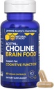 Acetylcholine Brain Food - Acetyl L-Carnitine & Alpha GPC Supplement - Supports Production of Acetylcholine - Neurotransmitter Supplement for Cognitive Function - 60 Capsules