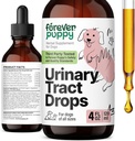 Forever Puppy Urinary Tract Drops for Dogs - Bladder Support w/Corn Silk & Chanca Piedra Stone Breaker - Dog Food Supplements for Kidney Support - Urinary Tract Vitamins and Supplements - 4 oz