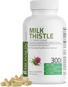 Bronson Milk Thistle 1000 MG Silybum Marianum Antioxidant & Liver Health Support - Non-GMO, 300 Capsules