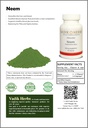 認定有機VadikハーブNeem(Azadirachta Indica)パウダー1lb。 パック | 優れた血液クレンザー、健康な血糖レベル、ピッタとカファ・ドシャスのためのバランス