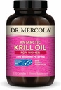 女性のためのMercola Krillオイル - 2 mgアスタキサンチン - MSC認定サステナブル - Omega-3s - Non-GMO、グルテンフリー&大豆フリー - 270カプセル(30のサービング)をサポート