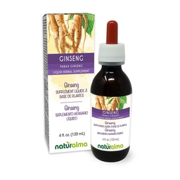 ナチュラルマ・ギンセン(Panax Ginseng) ルートアルコールフリーのチンキ - 4 fl oz 液体エキス - ハーブサプリメント - ビーガン