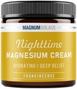 Magnesium Cream – Nighttime Magnesium Lotion – Apply to Legs, Buttocks, Arms or Chest – Topical Magnesium Chloride – USA Made and Safe for Kids