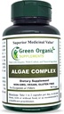 Algae, Fucoidan, Blue Green Algae, Kelp, Bladderwrack, Chlorella, Spirulina, アイルランドのモス, ドルス, 90 VCaps, 高吸収性, 非GMO, グルテンフリー (シングル)