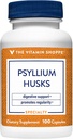 The Vitamin Shoppe Psyllium Husks – Plantago Ovata Fiber Supplement That Supports Regularity & Healthy Cholesterol, 840 mg per Serving - Gluten Free (100 Capsules)
