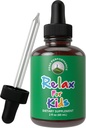 Kids Calm Liquid Drops. Aid for Relaxation, Calming, Optimal Sleep with Chamomile, Magnesium. No Bitter Taste. Kids Won't Know They're Taking It. Sugar Free 9-in-1 Vegan Supplement. Non-Habit Forming