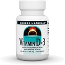 Source Naturals Vitamin D-3 1000 iu Supports Bone & Immune Health* - 100 Tablets