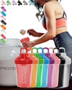 EBAT 16 Piece Set Colorful AntiDropBPAFREELeakProofProtein Shaker Bottle Value Pack w. Whisk Ball & ErgonomicDesign &, 8 Unique Color Value Pack (See Photo) for for Men/Women /