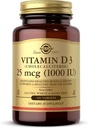 Solgar Vitamin D3 (Cholecalciferol) 25 mcg (1000 IU) – 180 Tablets - Helps Maintain Healthy Bones & Teeth - Immune System Support - Non-GMO, Gluten Free, Dairy Free, Kosher - 180 Servings
