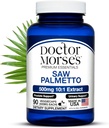 医師 Morse の Saw Palmetto 10:1 エキス 500mg 5000mg、男性と女性のための前立腺の健康サポートサプリメント - FDA 登録された、NSF 認定施設 - 余分な強度式 - 90 キャップ