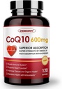 CoQ10-600mg-Softgels - PQQ、Omega-3及びBioPerineの余分強さの補酵素Q10は中心の健康及びエネルギー生産、120 Softgelsのための酸化防止剤(Ubiquinone)を補います