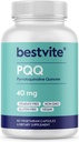 BESTVITE PQQ 40mg (ピロロキノリンキノン) (60 ベジタリアンカプセル) - 無菌 - 完全菜食主義者の - 完全菜食主義者の - 完全菜食主義者の - 無GMO - グルテンフリー
